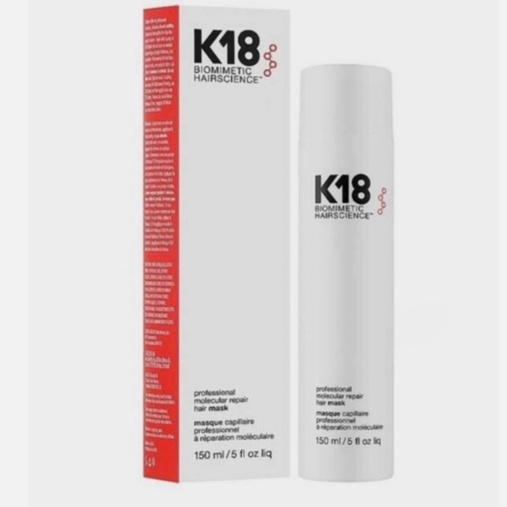 K18 Professional Molecular Repair Hair Mask – White